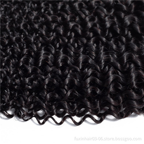 100% Vendor Virgin Curly Hair Bundles with Closure Burmese Raw Hair